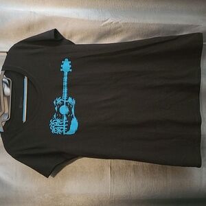 TROPICAL Sunset Guitar - Graphic T-Shirt Available Sizes And Colors NWT